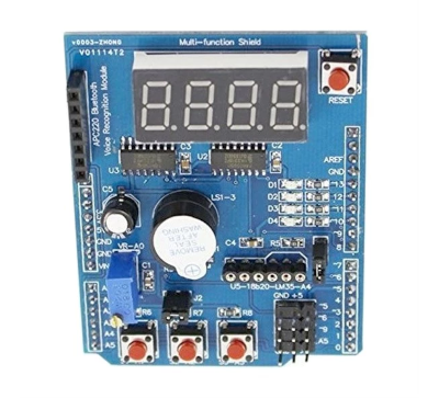 Arduino monitoimilisäkortti koulutuskäyttöön