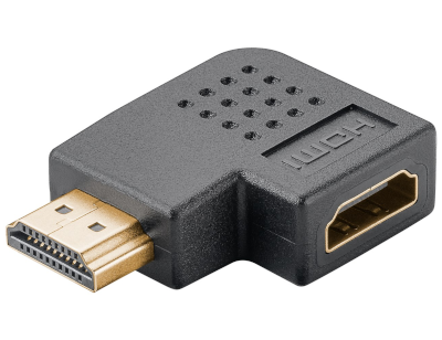 HDMI-kulma-adapteri 90° uros/naaras 8K