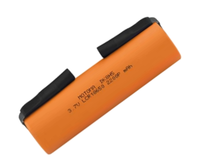 Li-Ion-akku juotoskorvakkeilla 3,7V 2200mAh