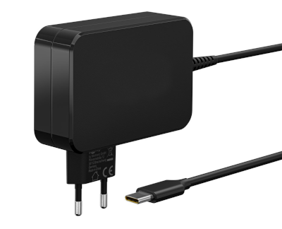 USB-C -teholähde PD 65W USB-C musta