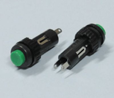 Painike sulkeutuva 1xOFF-(ON) 0,1A 24Vac vihreä