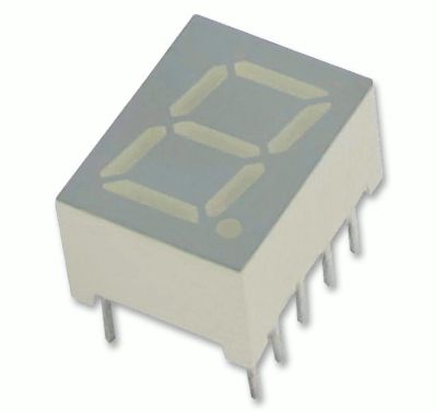 7-segmenttinäyttö 10mm CC vihreä 7-segmenttinäyttö 10mm CC vihreä