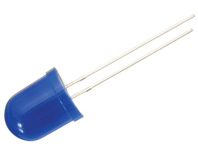 LED 10mm vilkkuva 3-5Vdc 220-330mcd sininen (OSB4YSA134A)