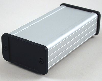 Alumiinikotelo IP65 127x62x33,9mm harmaa