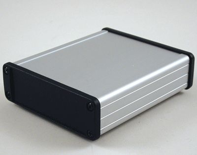 Alumiinikotelo IP65 131,2x107x35mm harmaa