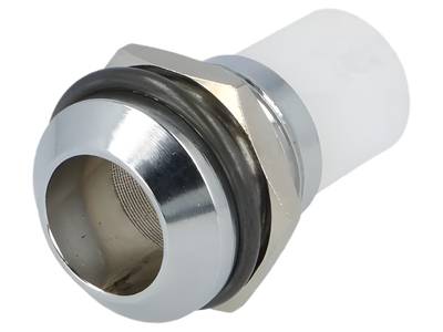 Asennuskaluste 10mm LEDille metalli/kromi Asennuskaluste 10mm LEDille metalli/kromi