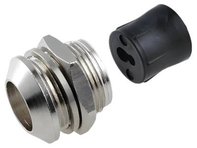 Asennuskaluste 8mm LEDille metalli/kromi *
