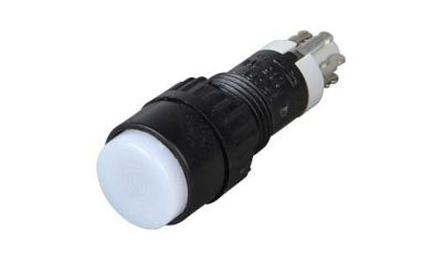 Painike sulkeutuva + avautuva 0,5A 24V valkoinen