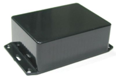 Muovikotelo kiinnityskulmilla 110x82x44mm musta