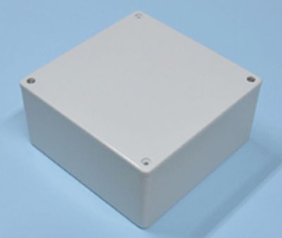 Muovikotelo 120x120x59mm harmaa