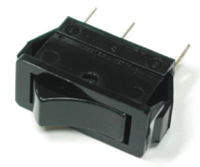 Keinuvipukytkin 16A 1xON-ON, musta