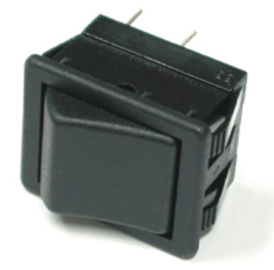 Keinuvipukytkin 16A 2xON-OFF, musta