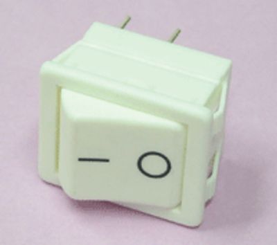 Keinuvipukytkin 10A 2xON-OFF, valkoinen *