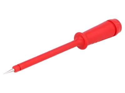 Mittauspuikko 4mm banaaniliittimelle, punainen Mittauspuikko 4mm banaaniliittimelle, punainen