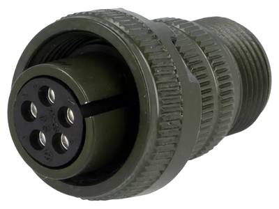 MS-pistoke 5-napainen naaras (MIL-C-5015)