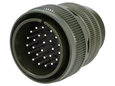 MS-pistoke 26-napainen uros (MIL-C-5015)