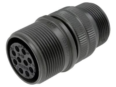 MS-jatkopistoke 10-napainen naaras (MIL-C-5015)
