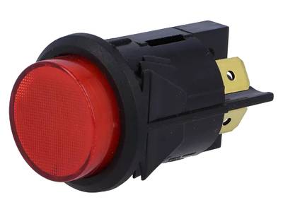 Painike merkkivalolla 2xOFF-(ON) 16A 250Vac punainen Painike merkkivalolla 2xOFF-(ON) 16A 250Vac punainen
