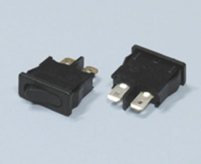 Keinuvipukytkin 6A 1xON-OFF musta