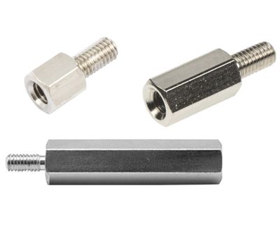 Korotustappi metalli M2,5 uros/naaras 18mm (212X18)