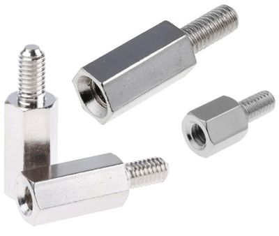 Korotustappi metalli M4 uros/naaras 70mm