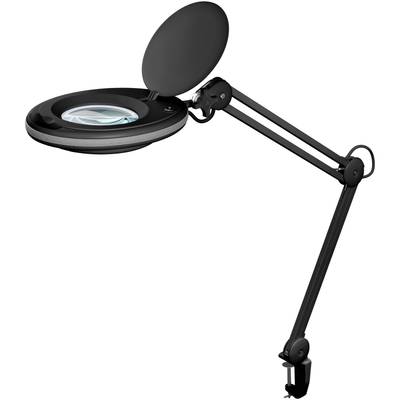 LED-suurennuslasivalaisin 2,25x musta