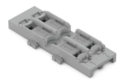 221-1 -yhdysliittimen asennuspidike 2-osainen ruuvikiinnitys