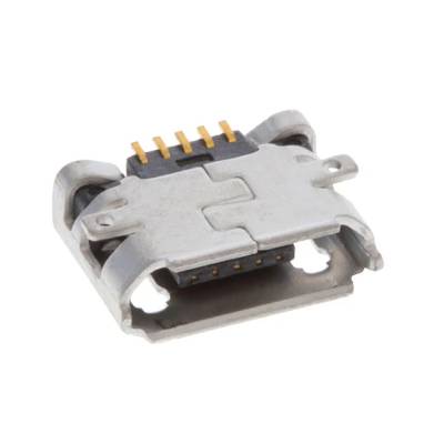 Micro-USB-B -runkoliitin piirilevylle SMD