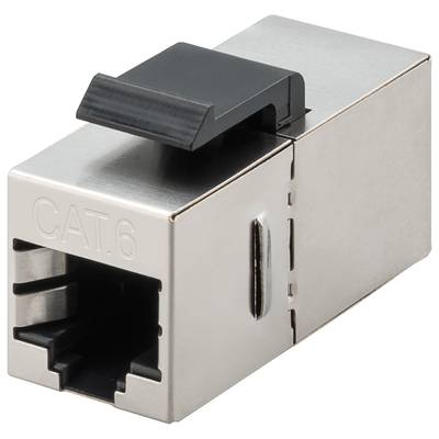 Modular-jatkoliitin paneeliasennukseen Cat6 8/8-napainen (RJ45) suojattu STP
