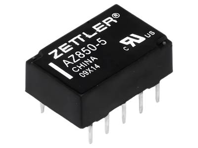 Piirikorttirele 2 vaihtokosketinta 5Vdc 1A