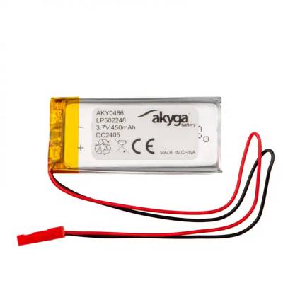Li-Po-akku 3,7V 450mAh Li-Po-akku 3,7V 450mAh
