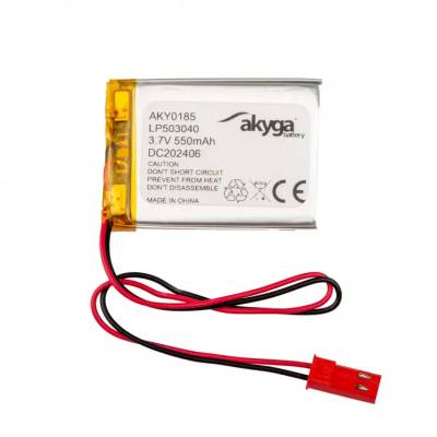 Li-Po-akku 3,7V 550mAh Li-Po-akku 3,7V 550mAh