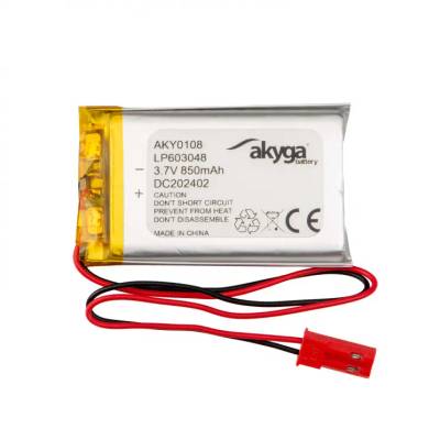 Li-Po-akku 3,7V 850mAh Li-Po-akku 3,7V 850mAh