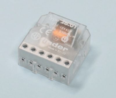 Impulssirele 2xON-OFF 24Vac 10A