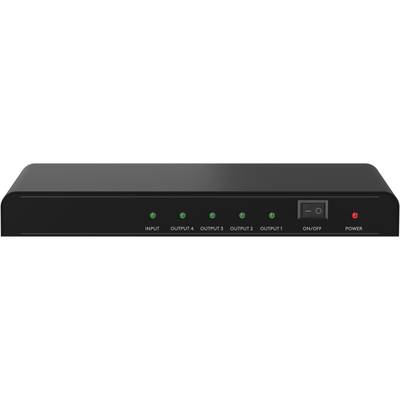 HDMI-jakaja Ultra-HD/3D 1xIN / 4xOUT
