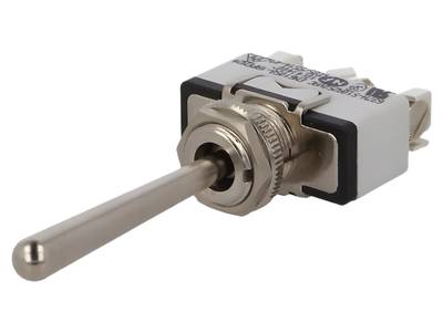Vipukytkin 40mm vivulla 10A 250Vac 1x(ON)-OFF-(ON)