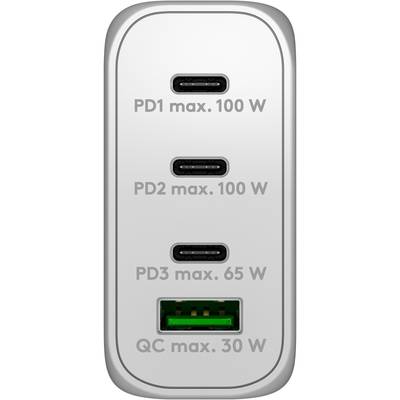 USB-C -teholähde PD 100W USB-C valkoinen