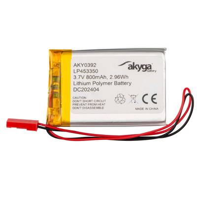 Li-Po-akku 3,7V 800mAh Li-Po-akku 3,7V 800mAh
