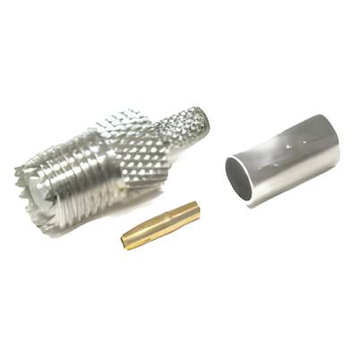 Mini-UHF-jatkopistoke, puristettava RG-58U