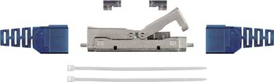 Cat6a-jatkoliitin 8/8-napainen (RJ45) suojattu STP/Cat6/Cat6a