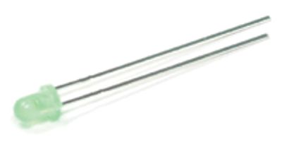 LED 3mm 30mcd vihreä