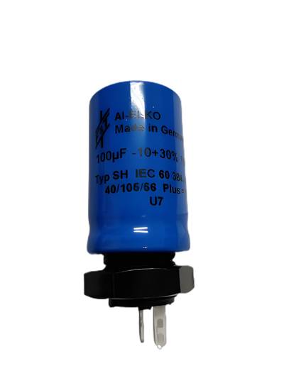 Elektrolyyttikondensaattori 100µF 100V (SH10110025040) Elektrolyyttikondensaattori 100µF 100V (SH10110025040)