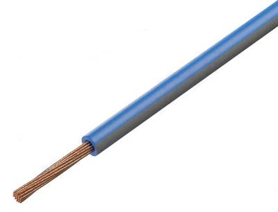 Kytkentäjohto 60Vdc 0,5mm² sininen/harmaa 100m/rll