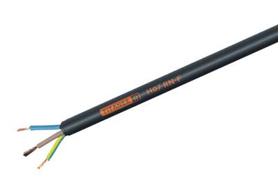 Sähkökaapeli, kumi 3x10mm² musta