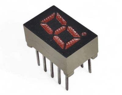 7-segmenttinäyttö 7mm CA punainen