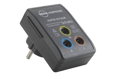 Mittausadapteri schukopistorasiaan