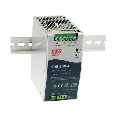 Hakkuriteholähde DIN-kiskoon 48Vdc 5A 240W