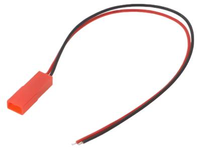 LiPo akkujen johtoadapteri, JST SYR-02T-liitos, 150mm (LIPO-JST)