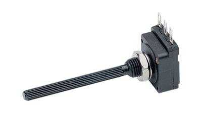 Hiilipotentiometri 4mm mono (0,2W) Hiilipotentiometri 4mm mono (0,2W)
