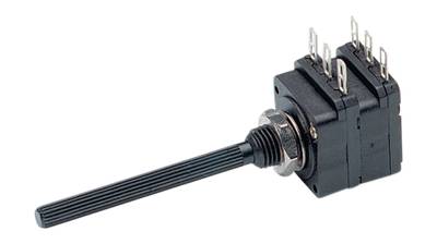 Hiilipotentiometri 4mm stereo (0,2W) Hiilipotentiometri 4mm stereo (0,2W)